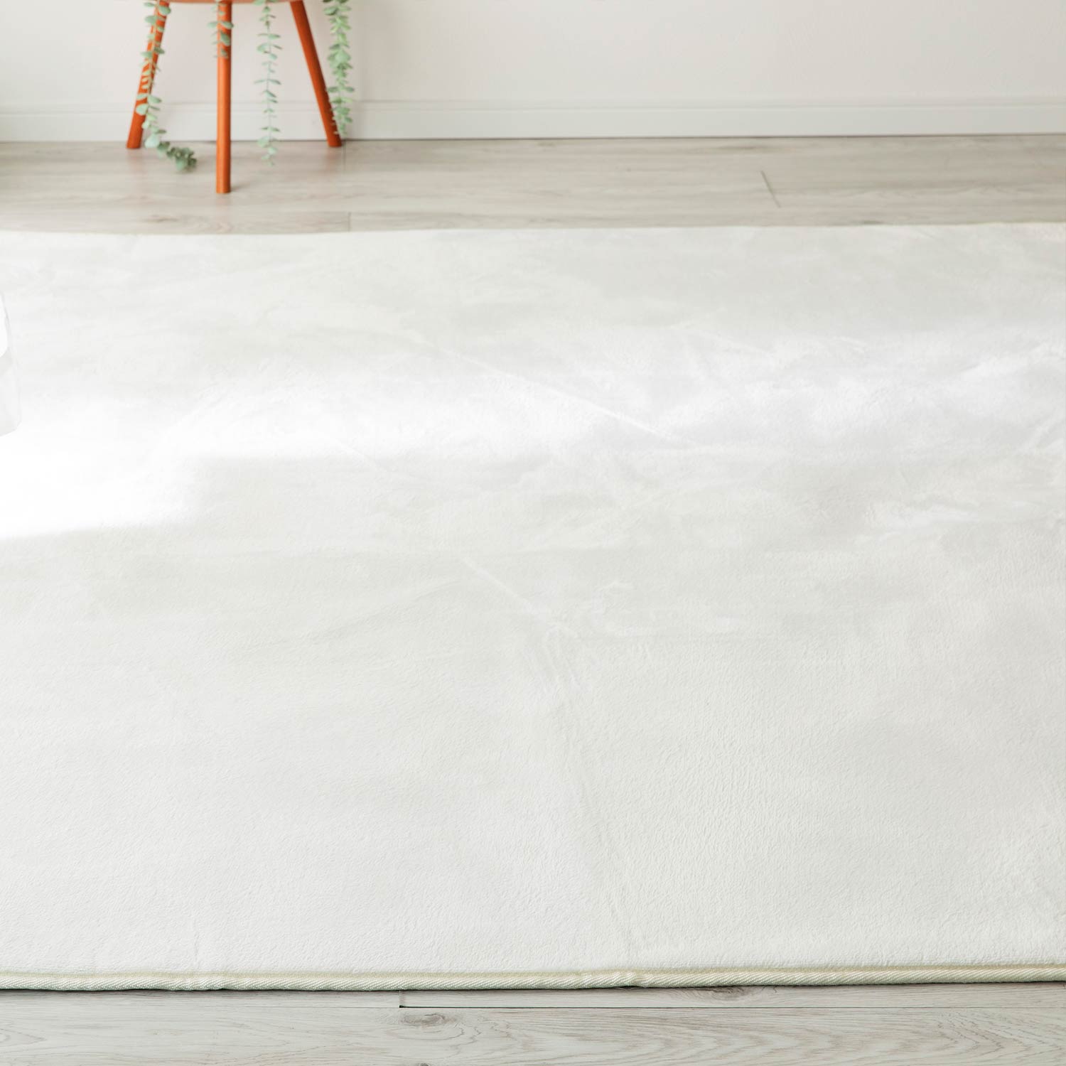 ラグ 1.5畳 140×185cm 洗える 抗菌 防臭 防ダニ フランネルラグカバー