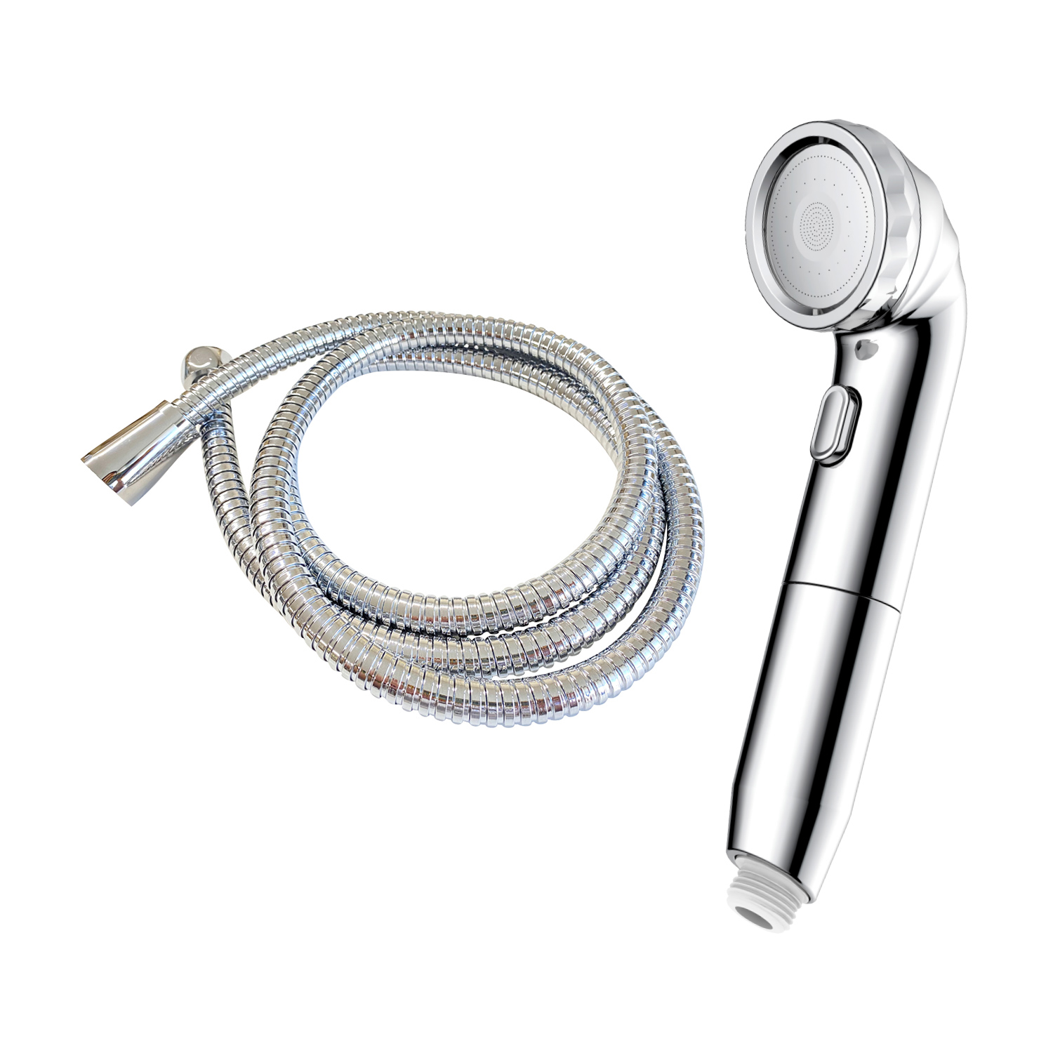 山善（YAMAZEN） シャワーヘッド ステンレスシャワーホース セット