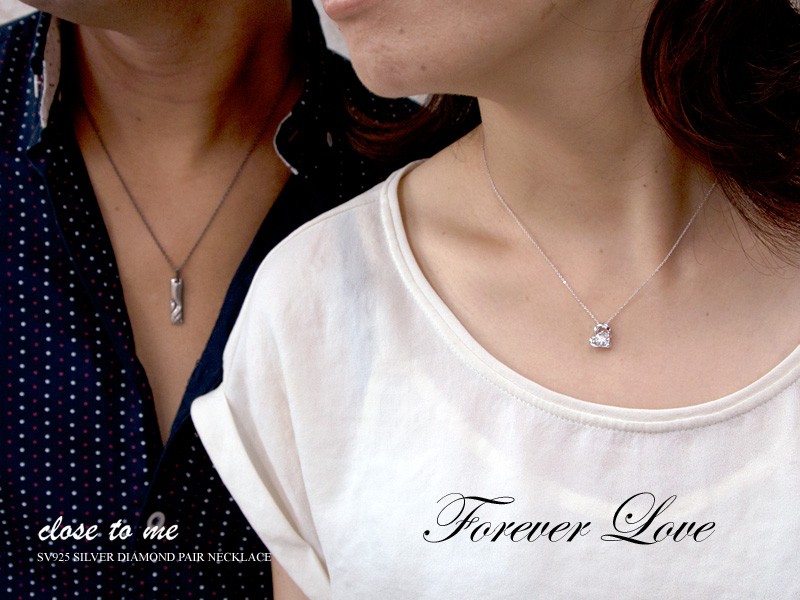 close to me（クロストゥーミー） ペアネックレス 刻印無料 刻印可能