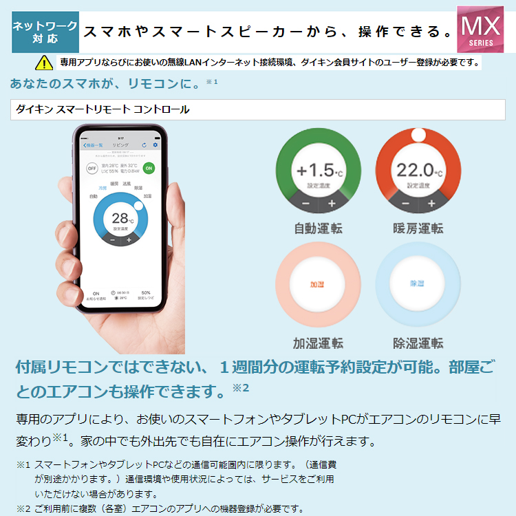 エアコン おもに12畳 ダイキン 2024年 モデル MXシリーズ ホワイト