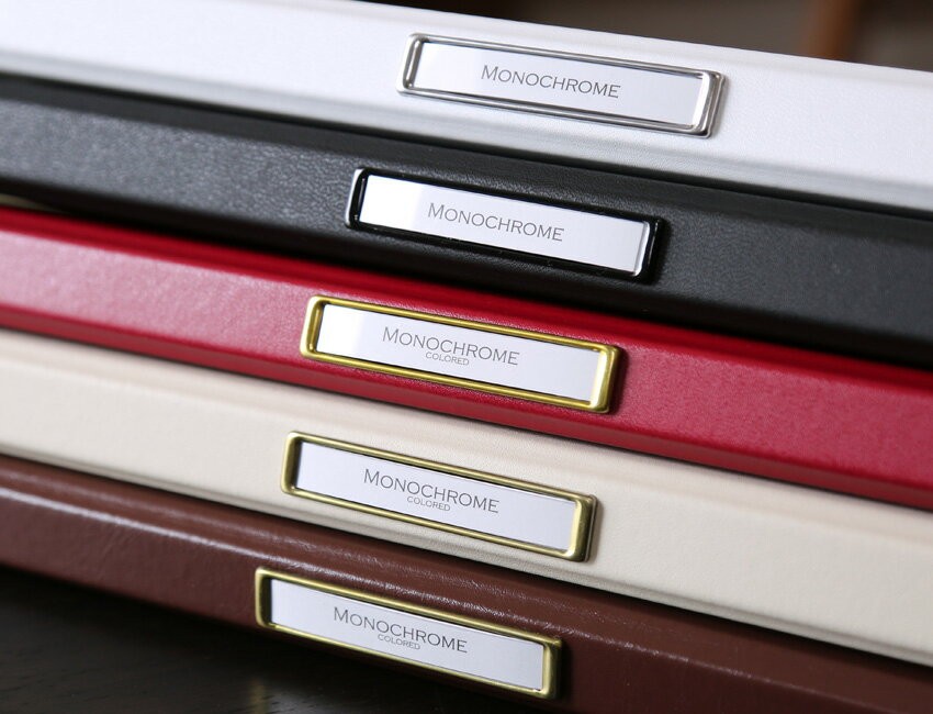 Toffy クリアファイル A4 モノクローム クリアーファイル 固定式 A4S