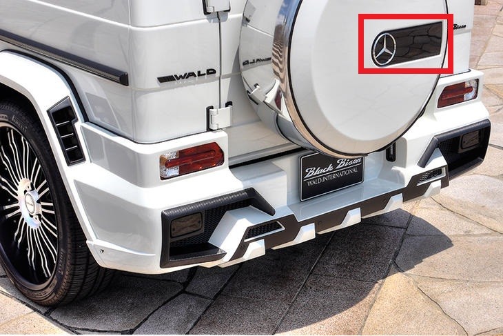 Mercedes-Benz（メルセデス・ベンツ） 純正品 スペアタイヤ カバー