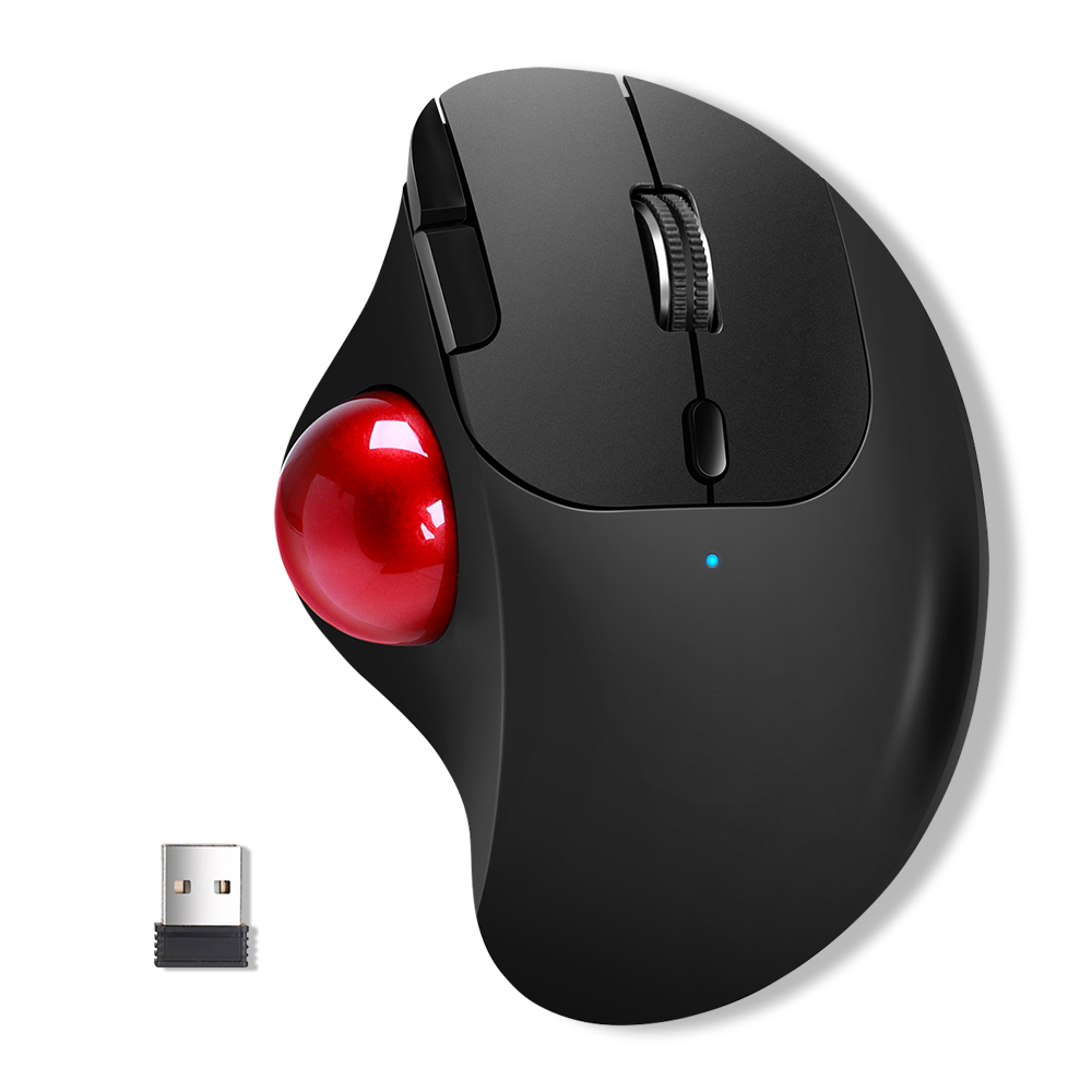 トラックボール ワイヤレスマウス 3台同時接続 Bluetooth+2.4GHz
