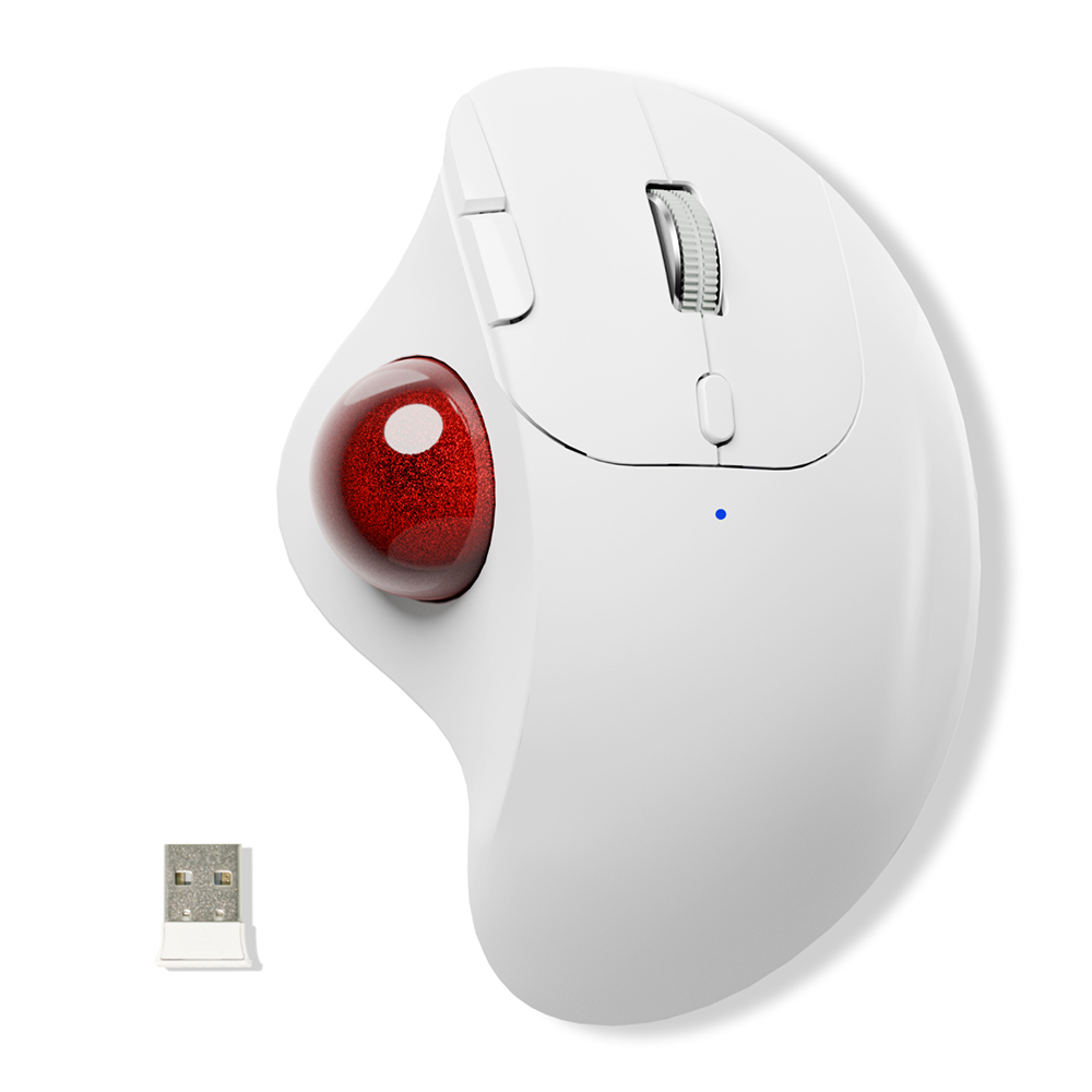 トラックボール ワイヤレスマウス 3台同時接続 Bluetooth+2.4GHz