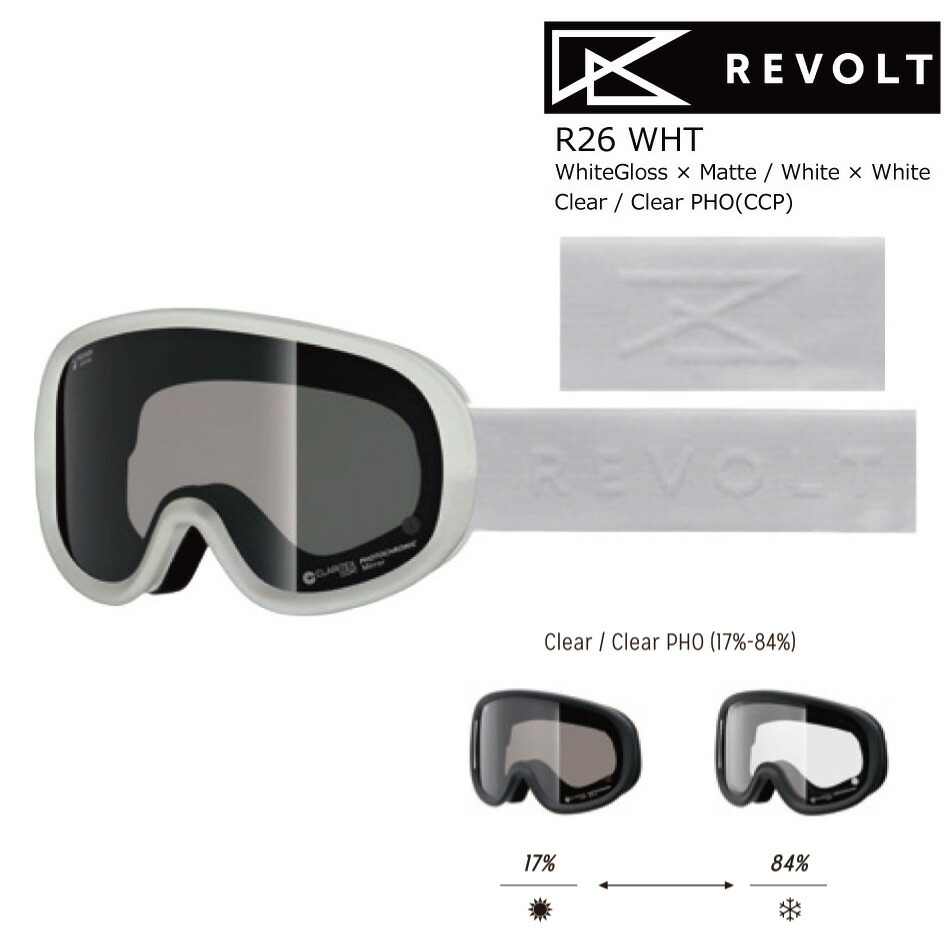 REVOLT（リボルト） 25-26 ボードゴーグル スーパーライトフレーム