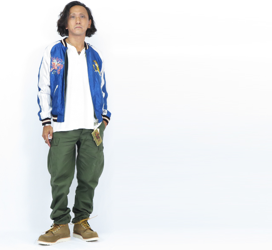 TAILOR TOYO テーラー東洋 リバーシブル アセテート サテン スカジャン