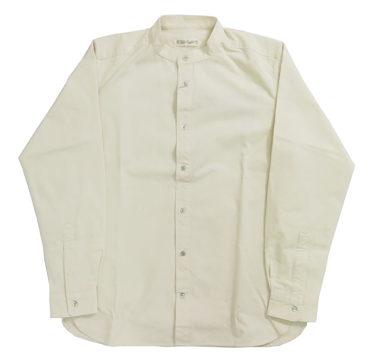 ORGUEIL（オルゲイユ） 長袖 バンドカラー シャツ Band Collar Shirt