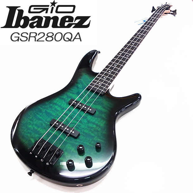 Ibanez（アイバニーズ） Gio Ibanez GSR280QA-TMS 4弦エレキベース