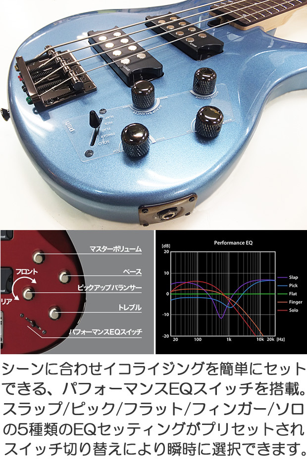 YAMAHA（ヤマハ） ベース TRBX304 FTB 初心者 入門 ZOOM B1Four付 16点