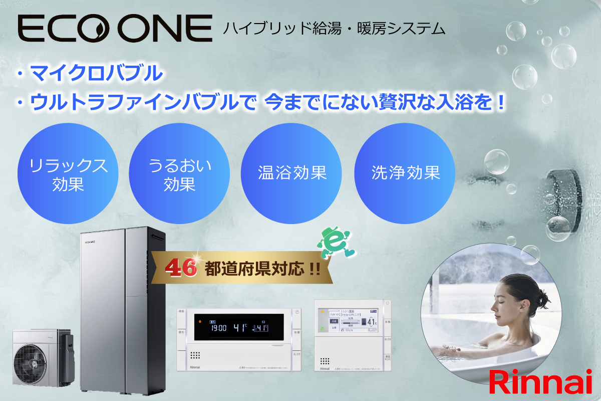 リンナイ（Rinnai） 【工事費込み】エコワン 全国対応 ダブル