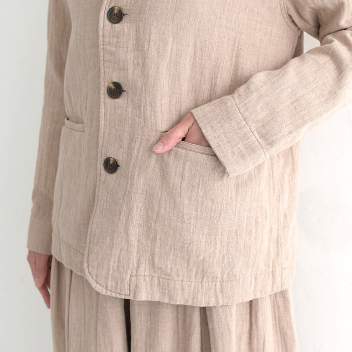 earth_eco_loco 最大20％OFFクーポンあり ダブルガーゼ セットアップ