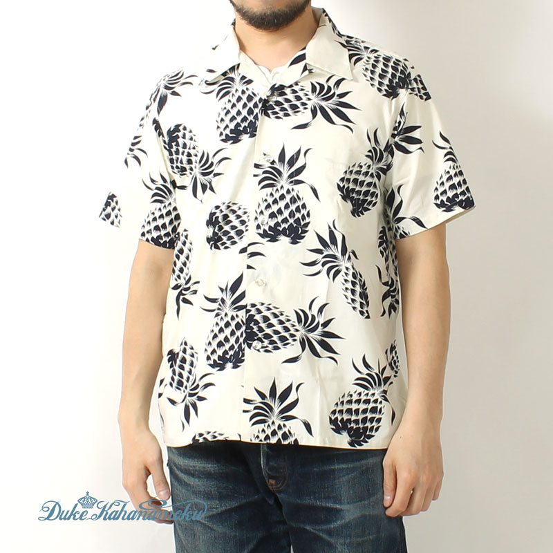 SUN SURF デュークカハナモク アロハシャツ パイナップル コットン