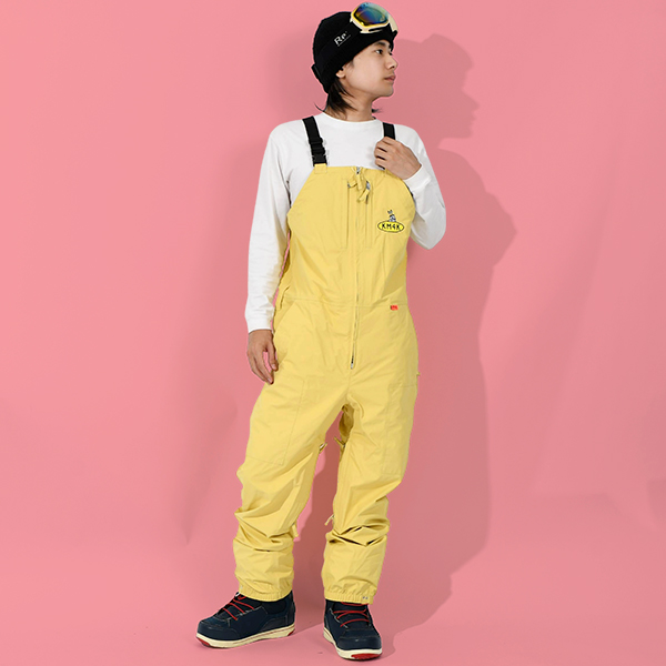 スノーボードウェア KM4K カモシカ PARADICE BIB PANTS メンズ