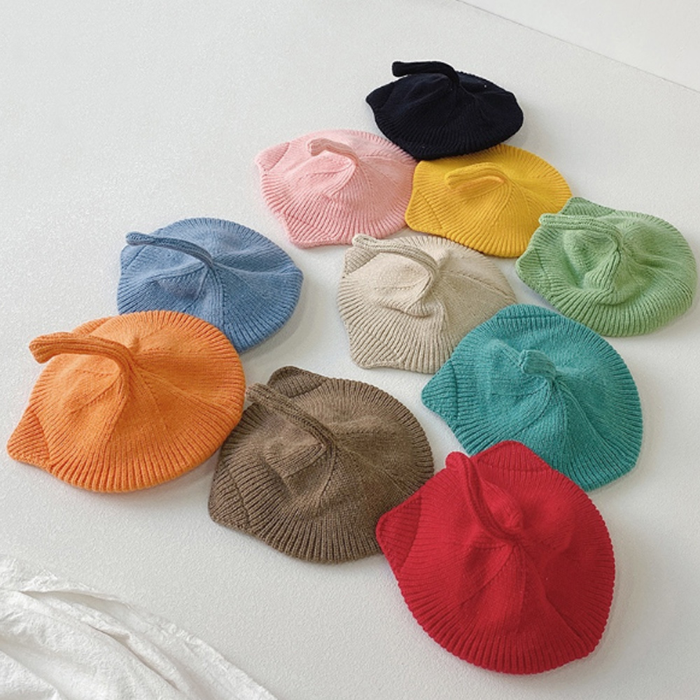 ベレー帽 キッズ 猫耳 ネコ にゃんこ ハット 帽子 子供帽子 春 秋 冬