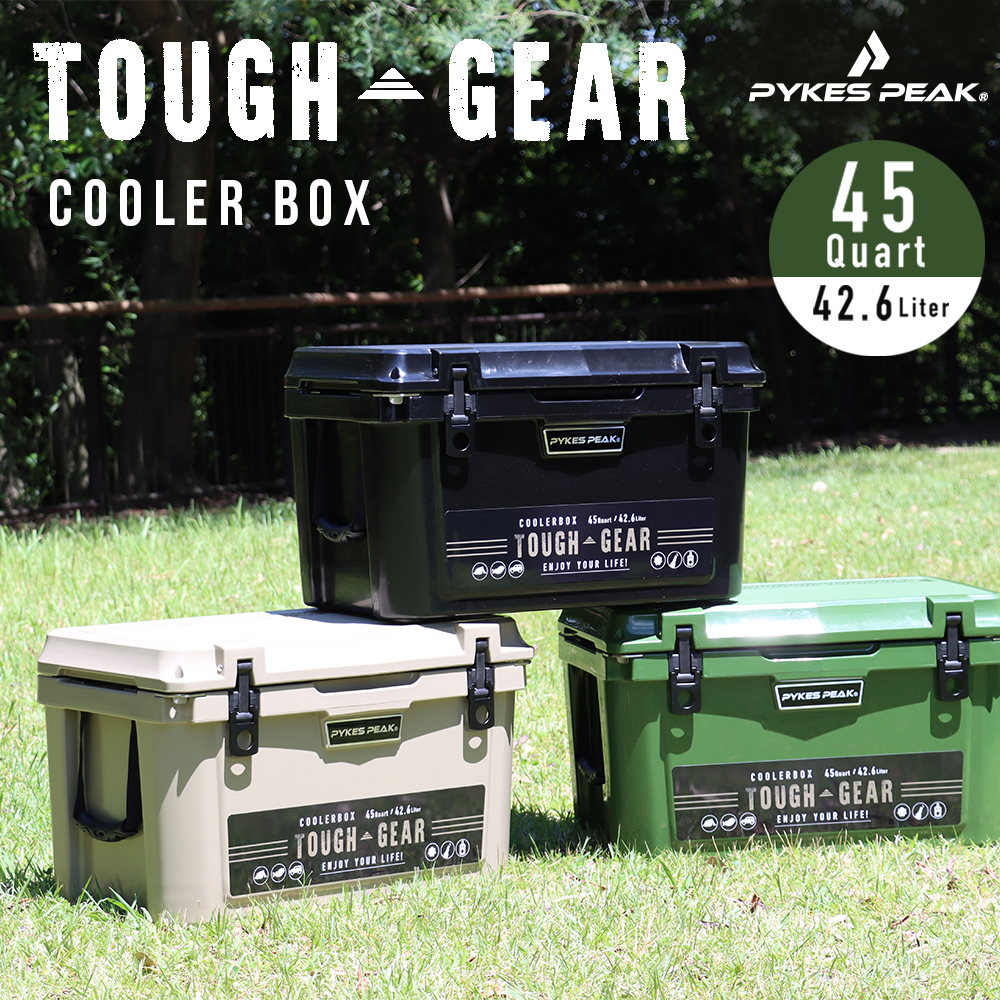 PYKES PEAK（パイクスピーク） クーラーボックス 大型 42.6L 運動会