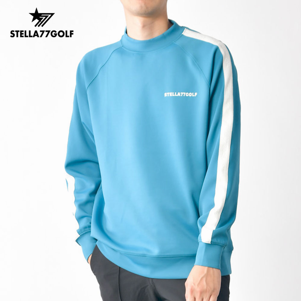 ゴルフウエア モックネック 長袖 Tシャツ プルオーバー メンズ