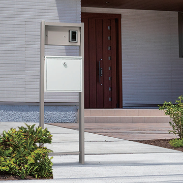 表札灯付】 ポスト付き機能門柱 ヴェスティLN /レガリオLN FB60-00