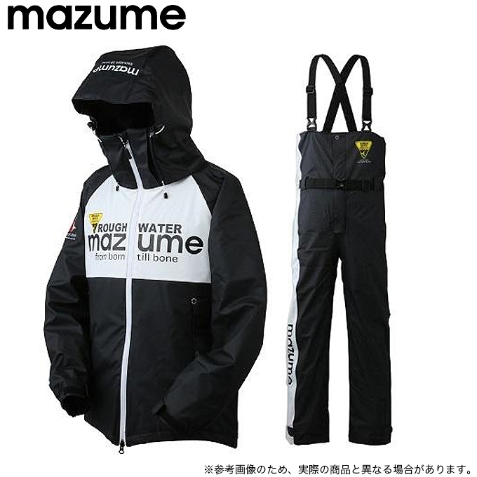 マズメ ROUGH WATER レインスーツ IV MZRS-504 (カラー：ブラック