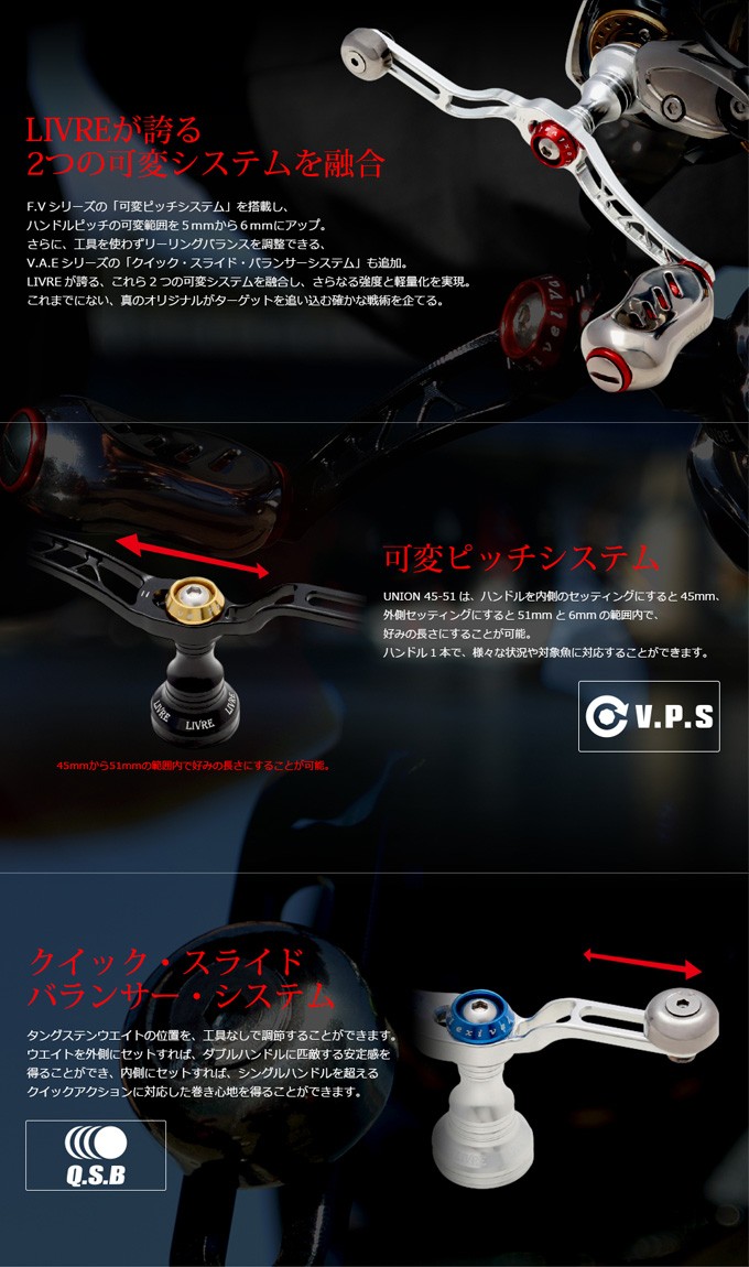 取り寄せ商品】メガテック リブレ ユニオン 45-51 (カスタムハンドル