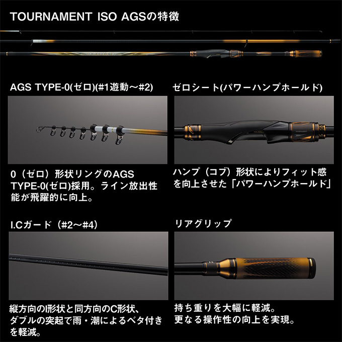 DAIWA（ダイワ） 24 トーナメント 磯 AGS MH-53T (磯竿) 2025年追加
