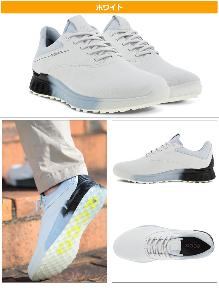 ecco（エコー） ゴルフシューズ 102944 S-Three エス・スリー 【靴ひも