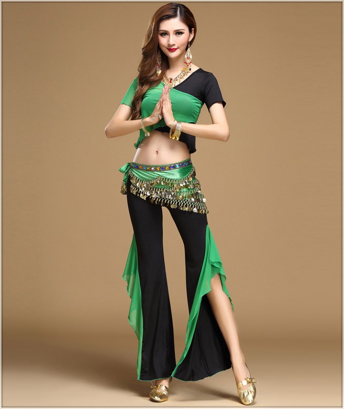 ベリーダンス 衣装 セット レッスン パンツ チョリ 社交ダンス ラテン