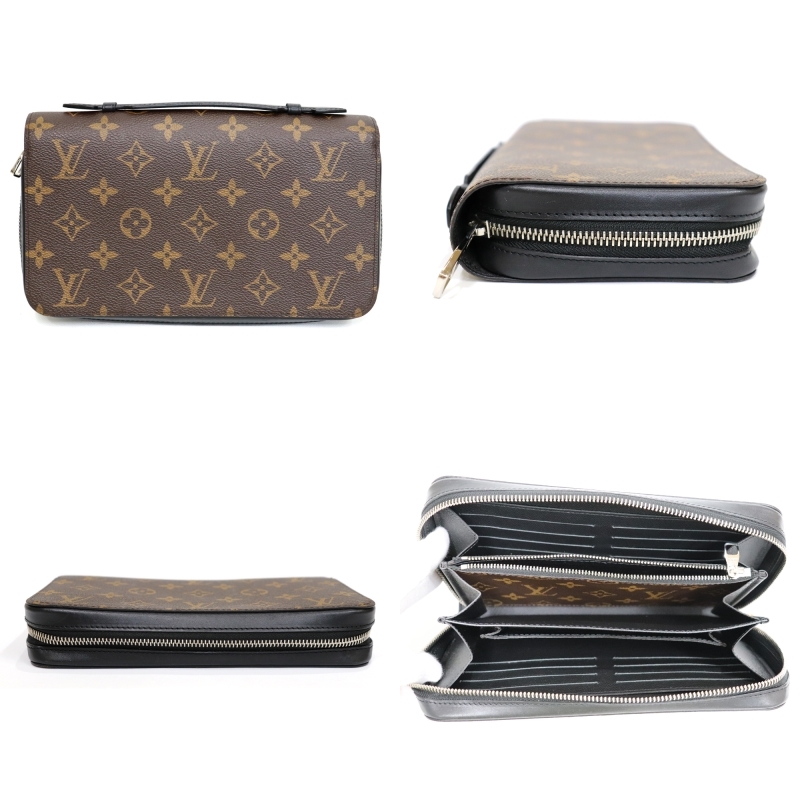 美品）ルイヴィトン LOUIS VUITTON ジッピーXL モノグラムマカサー
