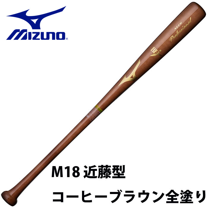 ミズノ MIZUNO 硬式 木製バット プロフェッショナル 1CJWH17518 M18