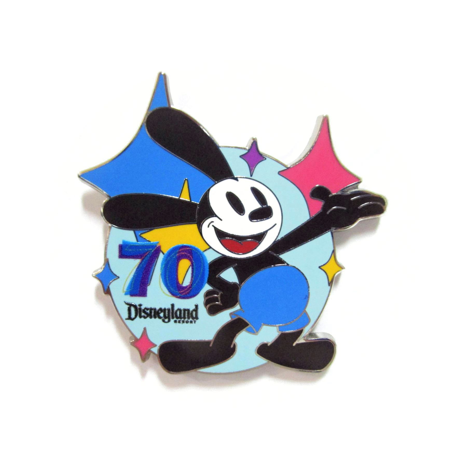 ディズニーランド70周年記念 アニバーサリー オズワルド ピンバッジ