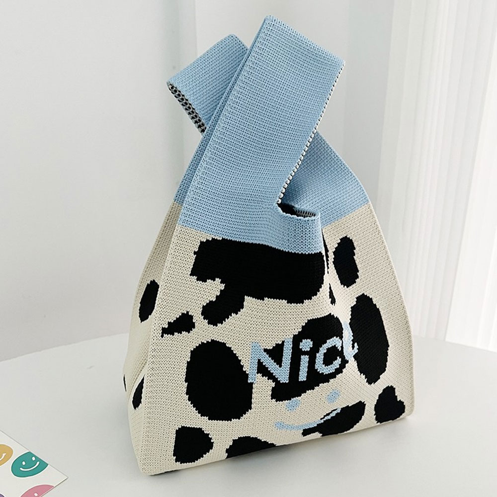 ニットバッグ トート マルシェバッグ 買い物 手さげ レディース ニット