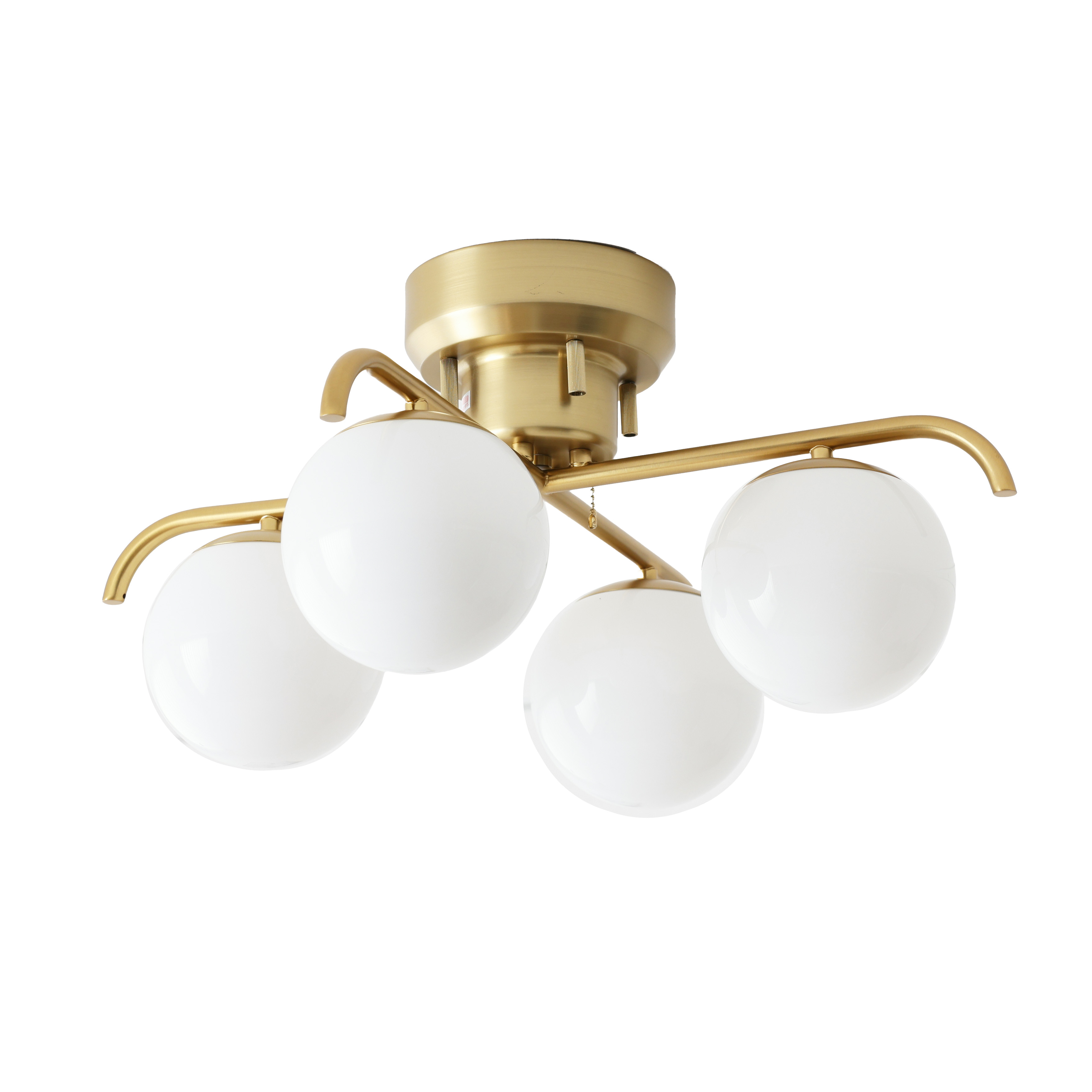 VENTOTA シーリングライト ガラスライト 4灯 リモコン付き 電球