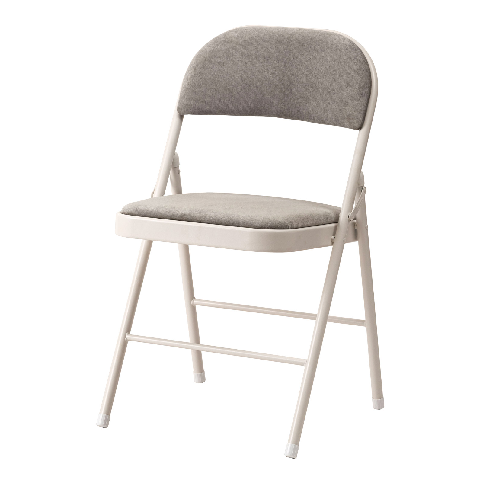 東谷 折りたたみ椅子 軽量 座面高48cm チェアー ベロア アームレス