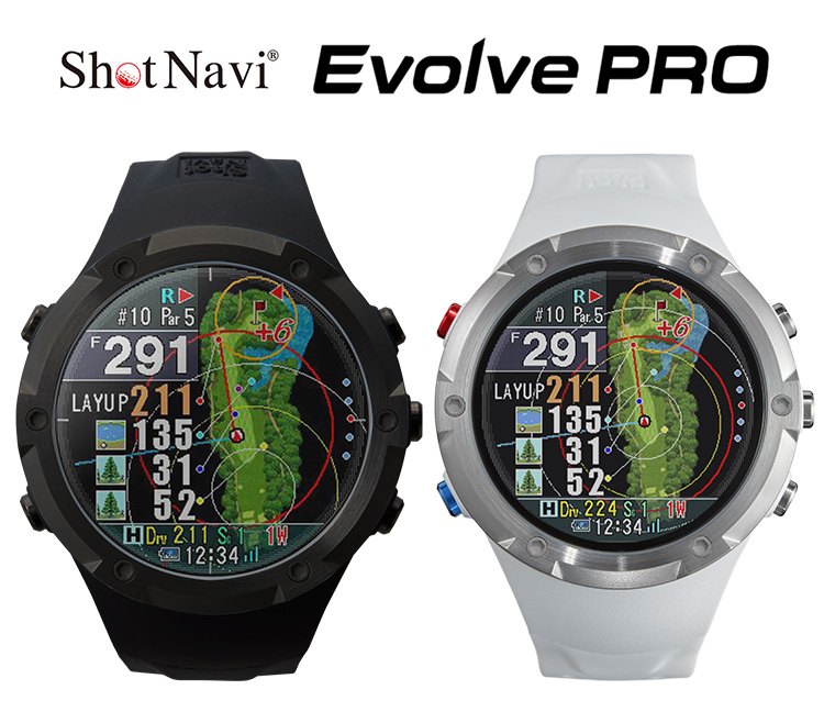 ShotNavi Evolve PRO ショットナビ エボルブ プロ 時計型GPSナビ 1.4