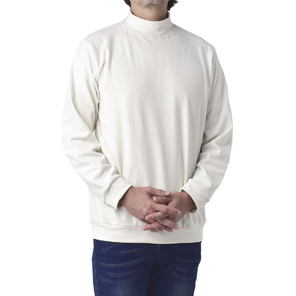 FLAG ON CREW 両面起毛 とろとろフリース ハイネック タートル メンズ