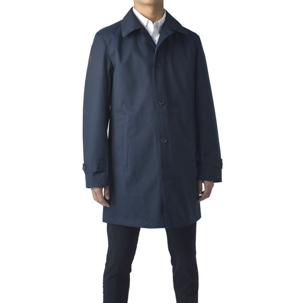 FLAG ON CREW 耐水圧20000mm 撥水 防風 透湿 ステンカラーコート