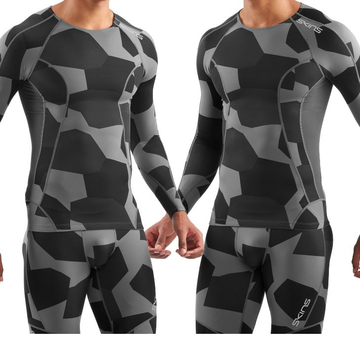 SKINS（スキンズ） A200 DNAMIC CORE メンズ ロングスリーブトップ