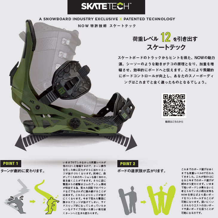 NOW 23-24 NOW BINDING ナウ ビンディング スケートテック YES. x NOW