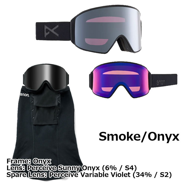 anon 24-25 ANON アノン ゴーグル M4 Cylindrical Low Bridge+ボーナス