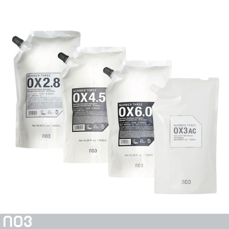 no3（NUMBER THREE） 【えらべる2剤】ナンバースリー OX 各1200ml 医薬