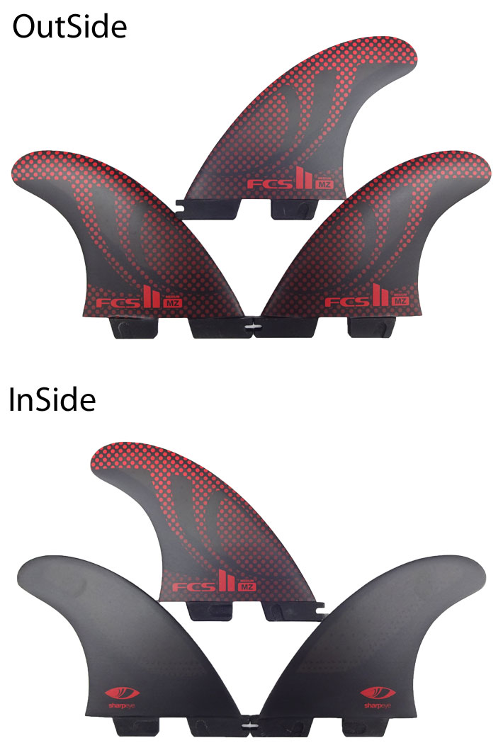 FCS サーフボード フィン fcs2 ショートボード用 トライフィン SE