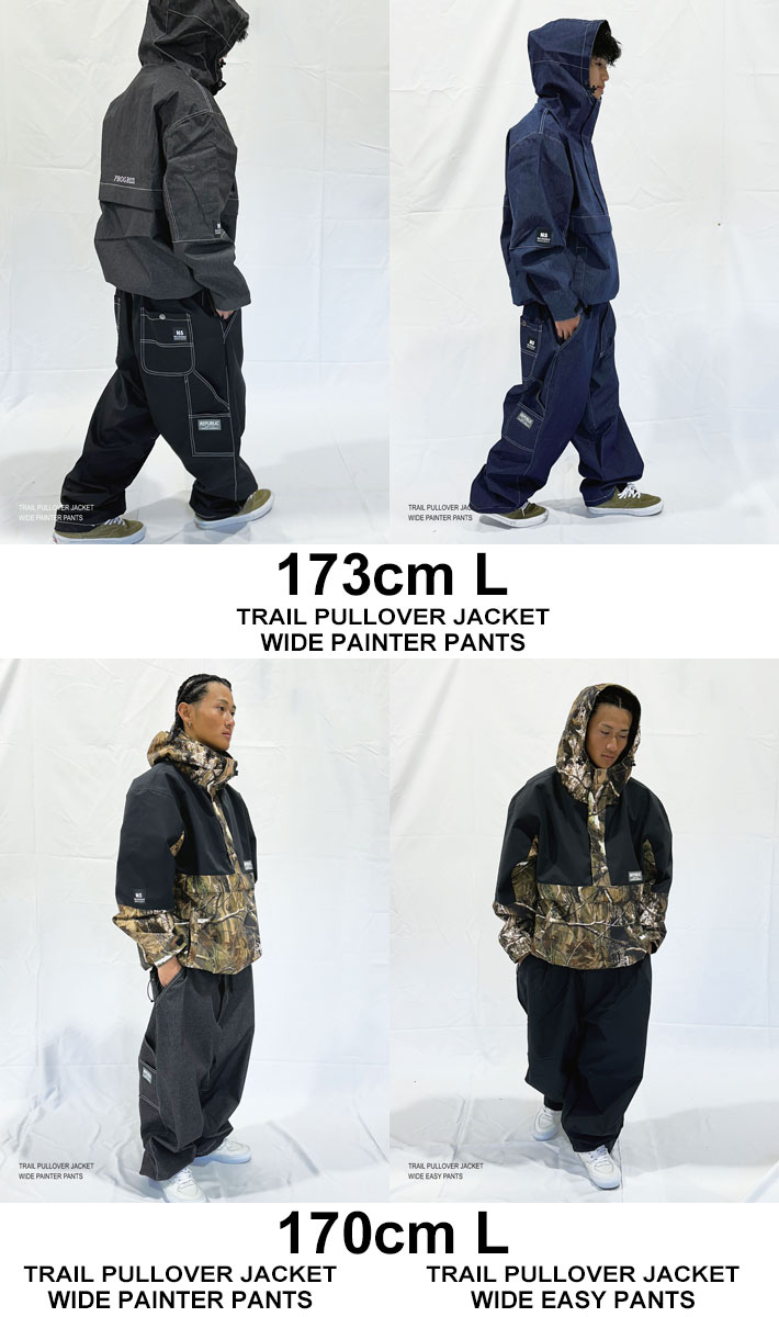 25-26 REPUBLIC & CO ウェア リパブリック TRAIL PULLOVER JACKET