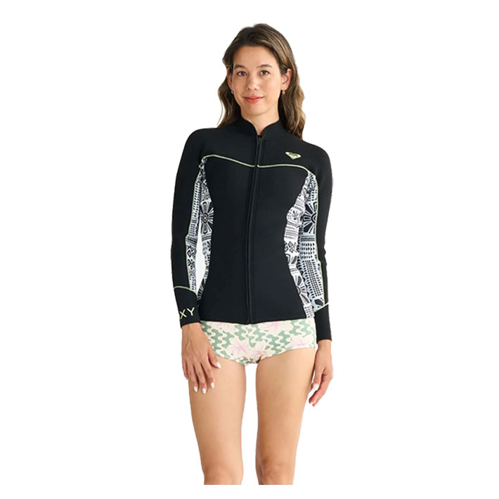 ROXY（ロキシー） 現品限り 2025 ROXY 2mm フロントジップ ロング