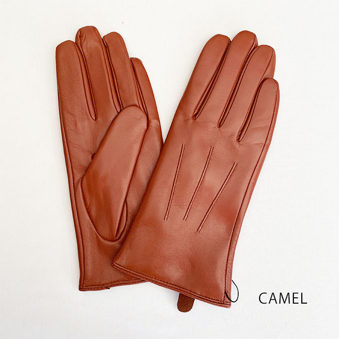 レディース 革手袋 001 レザー グローブ 高級 ラムレザー仕様 手袋