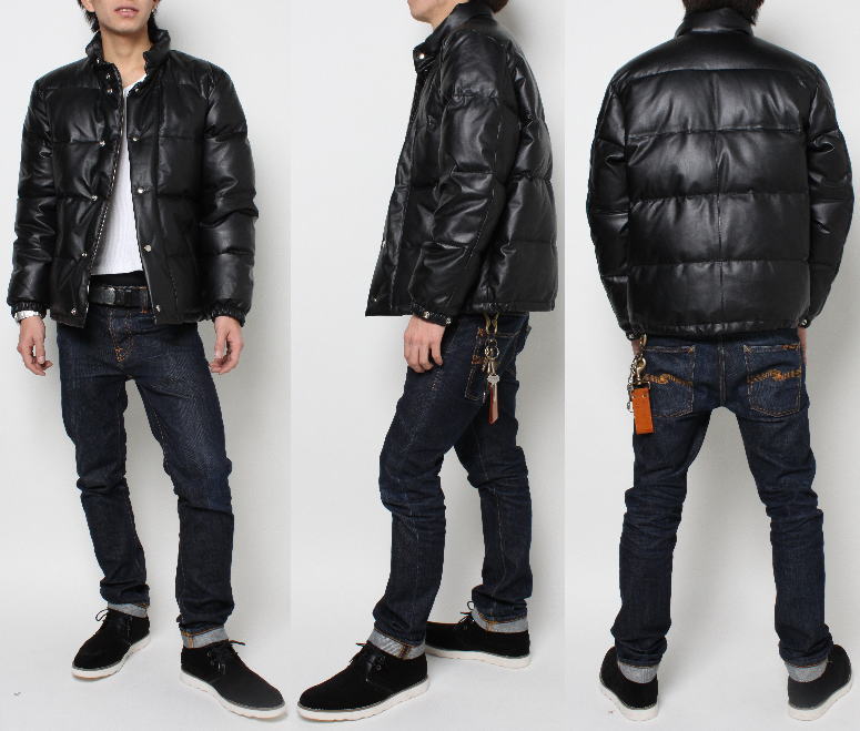 フリーダムレザー 革ジャン レザージャケット ラムレザー レザーダウン