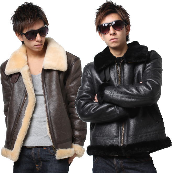 フリーダムレザー 革ジャン レザージャケット ダブルフェイスムートン