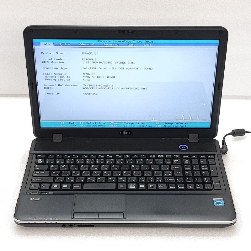 ジャンク品 富士通 LIFEBOOK AH32/M FMVA32MBP ジャンクPC ジャンク