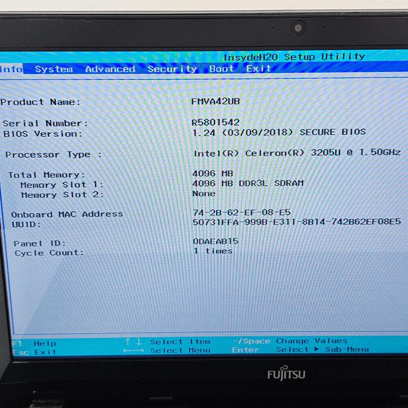 LIFEBOOK ジャンク品 富士通 AH42/U FMVA42UB ジャンクPC ジャンク