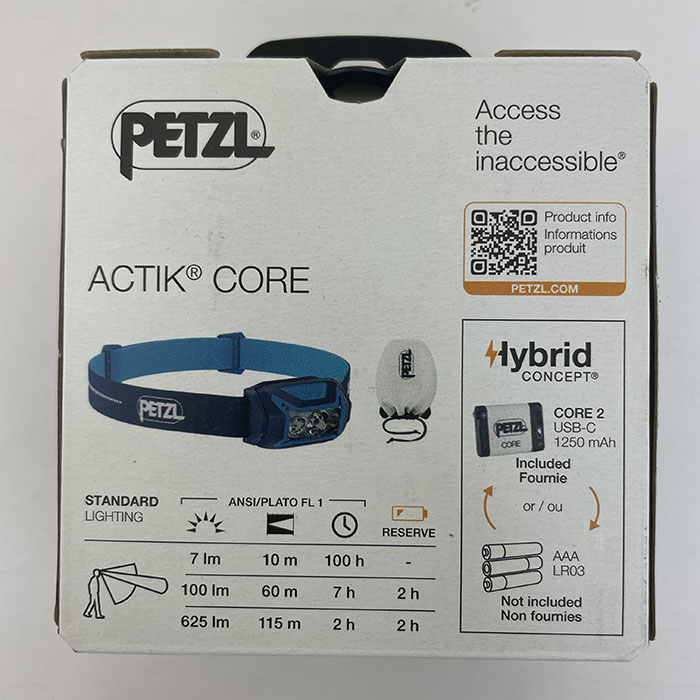 PETZL（ペツル） アクティック コア E065AB 625ルーメン 国内正規品