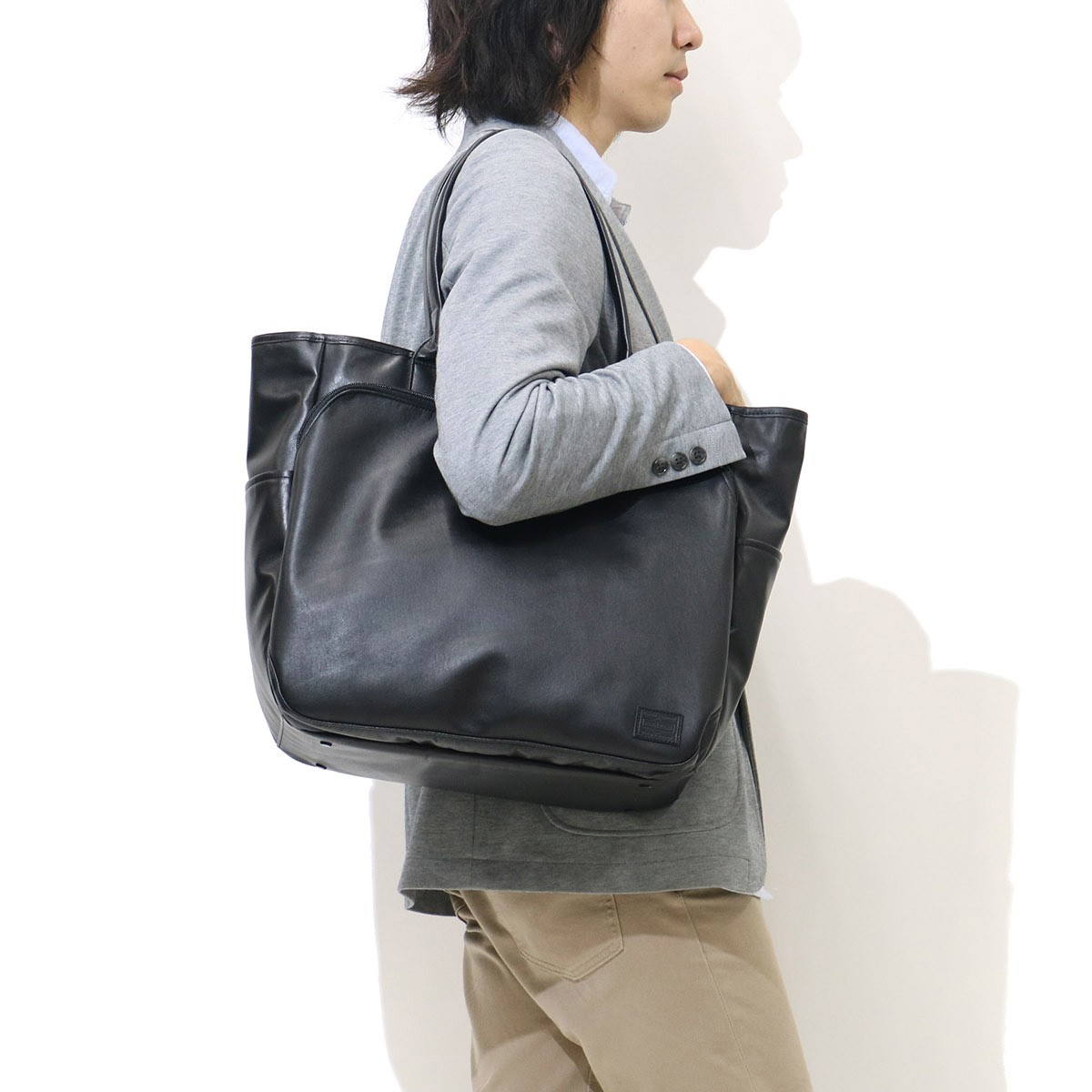 TIME（PORTER） ポーター タイム ブラック トートバッグ 146-16104