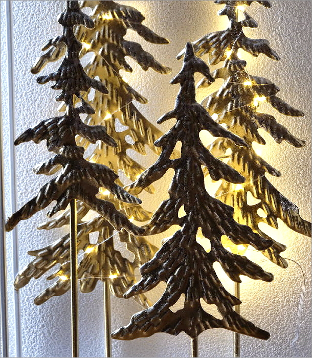 クリスマスツリー 壁掛け インテリア 壁飾り アイアン アートパネル 木